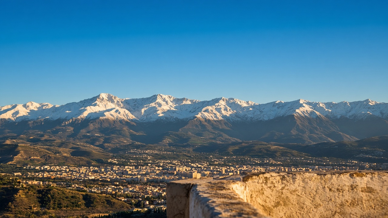 Sierra Nevada manzarası bakış noktaları
